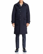 Eastlogue Men&#39;s Officer Coat in Dark Navy-Size Small - £134.35 GBP