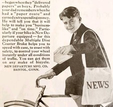 1930 New Departure Coaster Brake Bikes Advertisement Boys Life Bicycle E90 - $372.61 MXN
