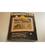 1982 Dimensions #2022 Nantucket Winds 18 x 14 Needle Point NOS - £27.08 GBP