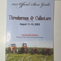 Thresher and Collectors Official Show Guide 2023 Albert City IA 40th Annual - £7.74 GBP