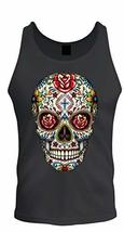 Sugar Skull roses eyes Day of the Dead Tee Mexican Gothic Los Muerto TANK TOP (X - £10.82 GBP