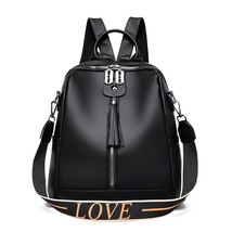 High Quality Youth Leather BackpaFor Teenage Girls Female School Shoulder Bag Ba - $35.03