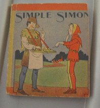 RARE Vintage 1934 Book - Whitman Pee Wee Book Simple Simon - £19.44 GBP
