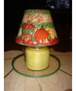 Yankee Candle Small Topper Autumn Fall Apple Pumpkin &amp; Plate 2 Piece - €17,11 EUR
