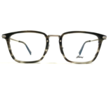 Brioni Eyeglasses Frames BR0037O 003 Black Clear Horn Silver Horn Rim 51... - $140.03