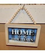 Christmas Table Decor You Choose Type Wooden 7&quot; x 5&quot; Merry Christmas NIB... - $10.17 CAD