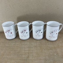 American Atelier Casino Royale 5367 Porcelain Set of Four 12 oz Coffee C... - $18.81