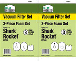 CF801 Shark Rocket Foam Filter Set, 6Pk  2 sets - $19.50