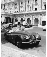 CLARK GABLE CLASSIC VINTAGE JAGUAR XK 120 BY HOTEL CARLTON CANNES 8X10 P... - £7.64 GBP