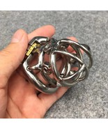 Stainless Steel Metal Spikes Cock Cage 55mm/2.2inch Length with Hinged B... - $50.00+