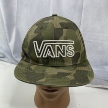 VANS &quot;Off the Wall&quot; Adult Hat Cap Camo Snapback Adjustable OSFA Embroidered Logo - £16.90 GBP