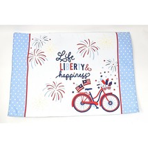 Patriotic Life Liberty and Happiness Fabric Placemats (Set of 4) - £31.54 GBP