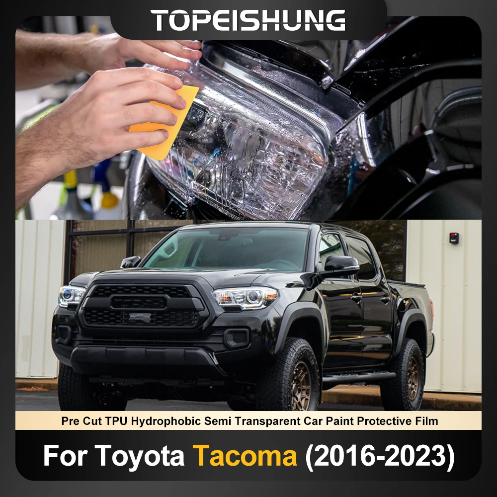 TOPEISHUNG For Toyota Tacoma Car Sticker 2016-2023 Paint Protection Film... - £126.25 GBP+
