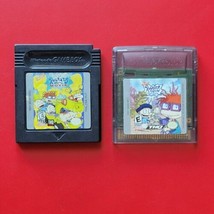 Rugrats MovIe &amp; in Paris: Nintendo Game Boy Color Authentic Lot 2 Kid Games - £9.64 GBP