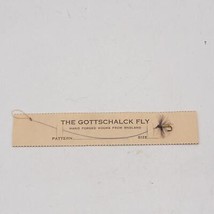 Vintage Gottschalck Attachée à la Main Mouche Pêche Leurre Sur Carte Fab... - £41.05 GBP