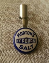 Morton&#39;s ® Salt - It Pours - Antique Pen Pencil Top Topper Clip Lou Fox Chicago - £7.80 GBP