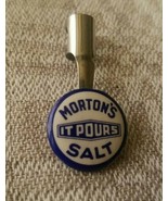 Morton&#39;s ® Salt - It Pours - Antique Pen Pencil Top Topper Clip Lou Fox ... - £7.75 GBP