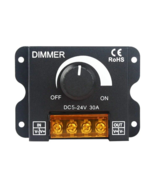 LED Light Strip Dimmer, DC 5V/12V/24V 30A PWM Dimming Controller, Knob A... - €10,21 EUR