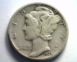 1928 Mercury Dime Very Fine Vf Nice Original Coin Bobs Coins Fast 99c Shipment - £5.99 GBP