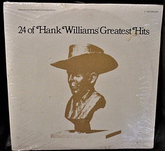 24 OF HANK WILLIAMS&#39; GREATEST HITS 2 LP Vinyl Record Album Set HANK WILL... - £258.12 GBP
