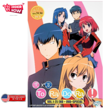 Anime DVD Toradora! Tiger X Dragon とらドラ！ Vol 1-25 End  Eng-Dub FREE SHIP From US - $26.91