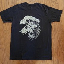 On The Byas Crackled Eagle Black Crew T-Shirt Men&#39;s Guys Tee New $28 - £14.13 GBP