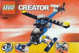 Instruction Book Only For LEGO CREATOR Mini Helicopter 5864 - £5.11 GBP