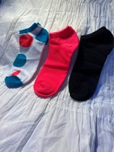 Ladies 3 pr. Low-Cut Socks (new) POLKA DOTS #2 - £9.62 GBP
