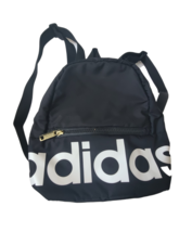 NWOT Adidas Linear Mini Backpack Black White Shoulder Bag Nice! - £14.64 GBP