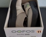 Oofos Oomg Low Slip On Shoes Mens 10 Black Grey Comfort Recovery Walking... - £55.55 GBP