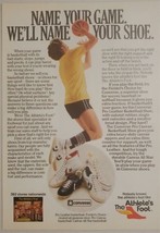 1980 Print Ad Converse Tennis Shoes High Top Basketball The Athlete&#39;s Foot - £12.18 GBP