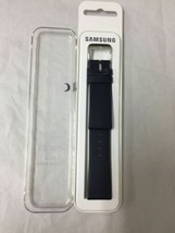 Samsung - Leather Medium Wrist Strap for Samsung Gear S3 Frontier/ Navy blue - £15.31 GBP
