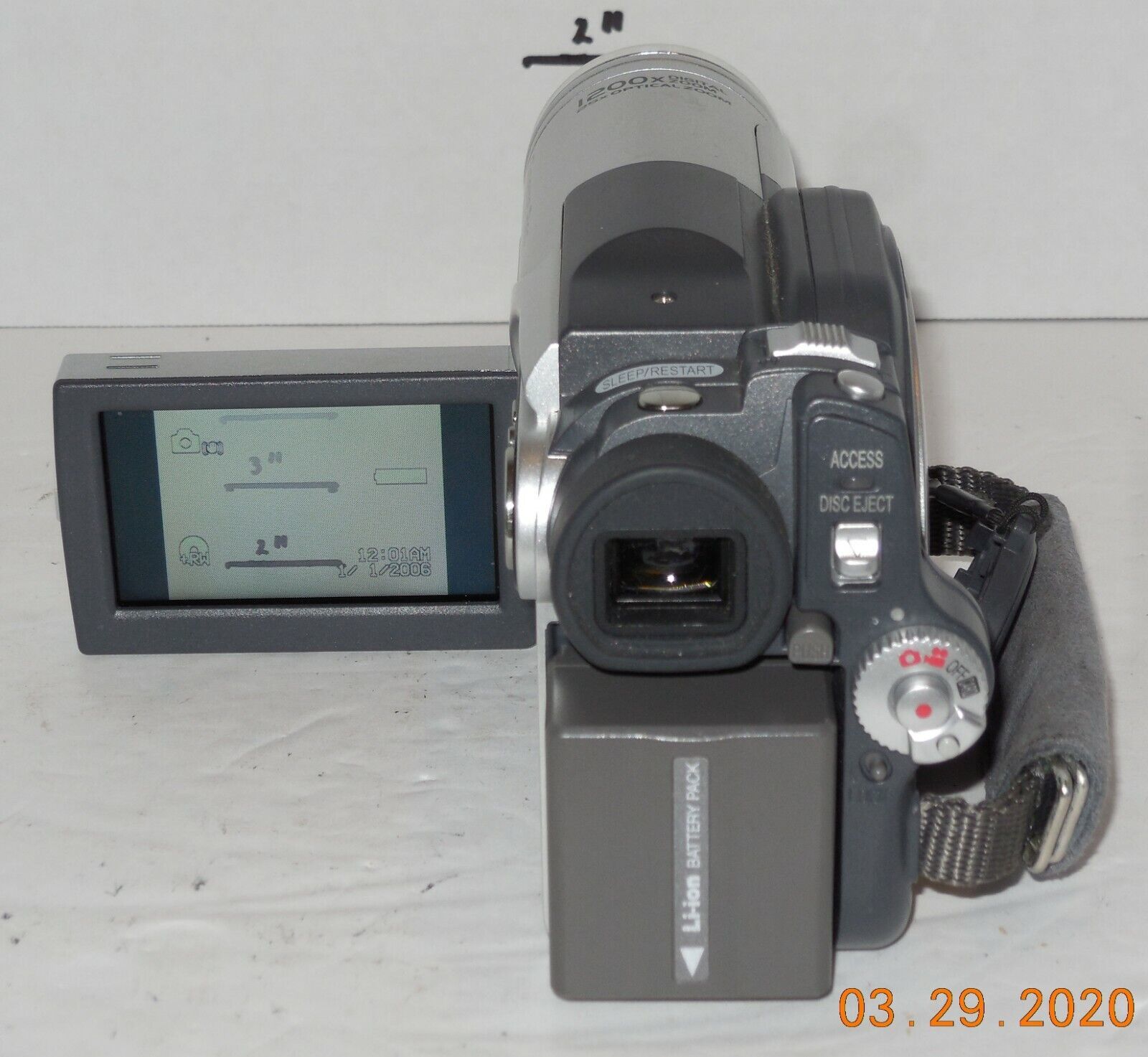 Primary image for  Hitachi DZ-BX35A DVD Camcorder 24x Optical Zoom SD Card Video Camera