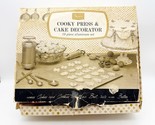 Vintage 1950s Sears Cooky Press &amp; Cake Decorator - Aluminum Set in Box - $24.99