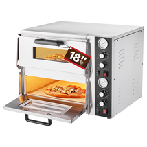 VEVOR Pizza Oven Electric, 18" Double-Deck Commercial Countertop Pizza Oven - $750.99