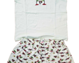 Ladies 2 piece Pajamas Green Monkey Shorts and Top Set Medium New Tags F... - £8.09 GBP