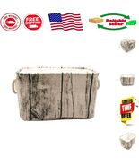 Chic Tree Stump Print Cotton Hamper - Perfect for Playrooms &amp; Nursery Sp... - $455.80 MXN