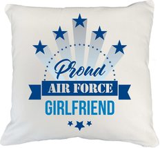 Proud Air Force Girlfriend Cool Stars Pillow Cover, Drinkware, Dish, Pen... - £20.19 GBP