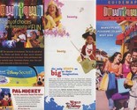 Disney&#39;s Downtown Guidemap Walt Disney World 1993 Marketplace Pleasure I... - £22.22 GBP