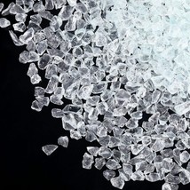 Crushed Glass For Crafts Broken Glass Pieces Decorative Reflective Tempered Crus - £53.50 GBP