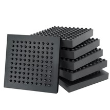 Exercise Equipment Mat - 4 X 4 X 0.8 Inches 6 Pcs Non Slip Noise Reducti... - £50.89 GBP