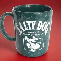 Salty Dog Coffee Mug 1980 Cup Panama City Beach Florida 80s Double Sided - $13.95