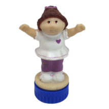 VINTAGE 1980's HG CABBAGE PATCH KIDS GIRL BROWN HAIR STAMP STAMPER W/ IN... - $14.25