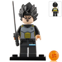 Vegeta (Armor Whis Symbol) Dragon Ball Saiyan Lego Compatible Minifigure Bricks - £2.39 GBP