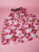 Janie &amp; Jack 4T 4 Pink Floral Blossom Sleeveless Lined Dress Mandarin Co... - £19.43 GBP