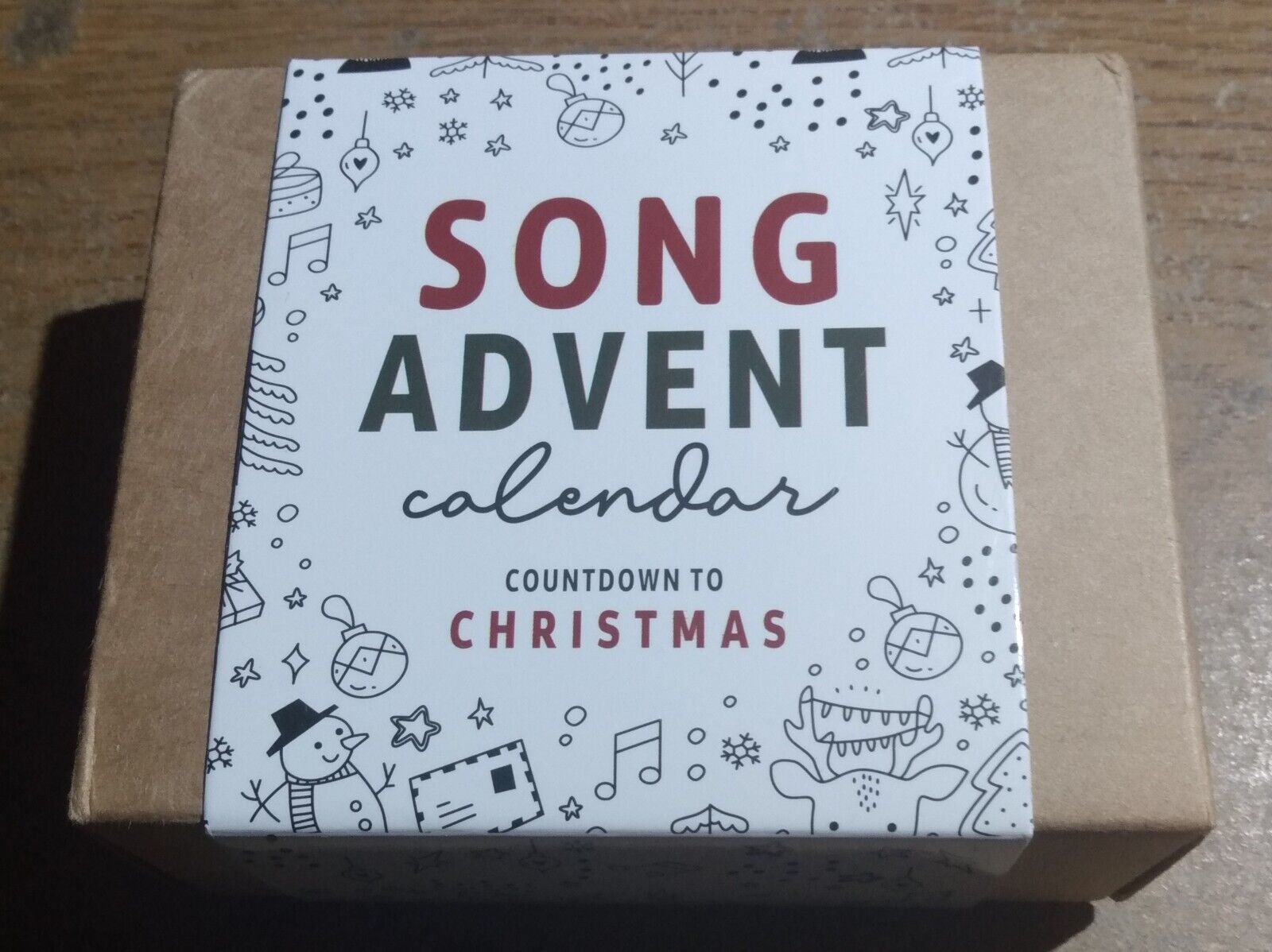 Christmas Advent Calendar Set Countdown Greeting Song Marathon 24 Day - $2.00