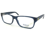 Polo Ralph Lauren Eyeglasses Frames PH 2117 5964 Navy Blue Yellow Pony 5... - $83.94