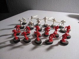 Red Team Players White 1960's Gotham 883 Electric Football Game Parts Goal Post - $53.45