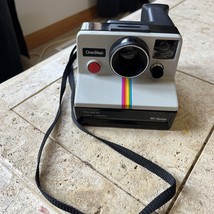 Vtg Polaroid One Step Land Camera Bc Series Rainbow Stripe SX-70 Untested - £19.08 GBP