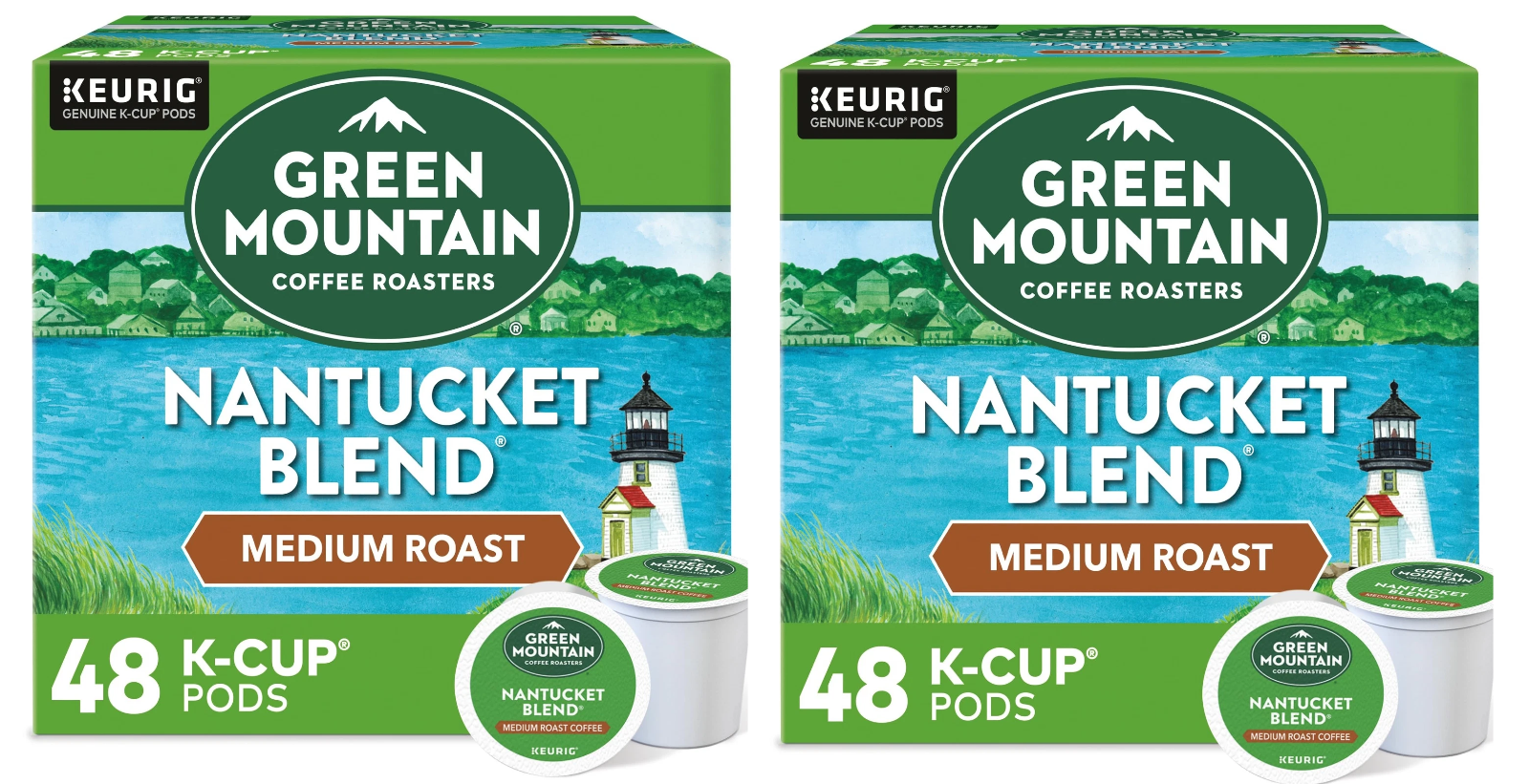 Green Mountain Nantucket Blend Coffee, Medium Roast, 96 K-cup.Free Shipp... - $39.49